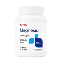 GNC Magnésio 500mg 120 Cápsulas