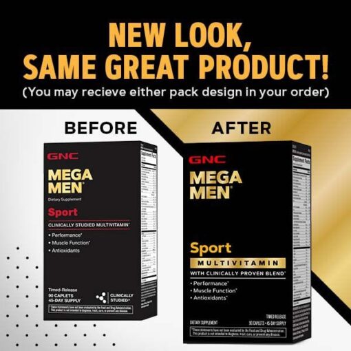 GNC Mega Men Sport Multivitamínico 180 Comprimidos - Imagem 7