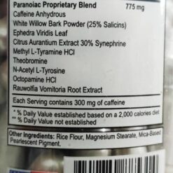 90 paranoiac extreme fat burner terror labz original imafrk49phzzxaxa