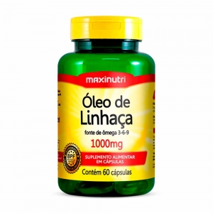 Maxinutri Óleo de Linhaça 1000mg 60 Cápsulas