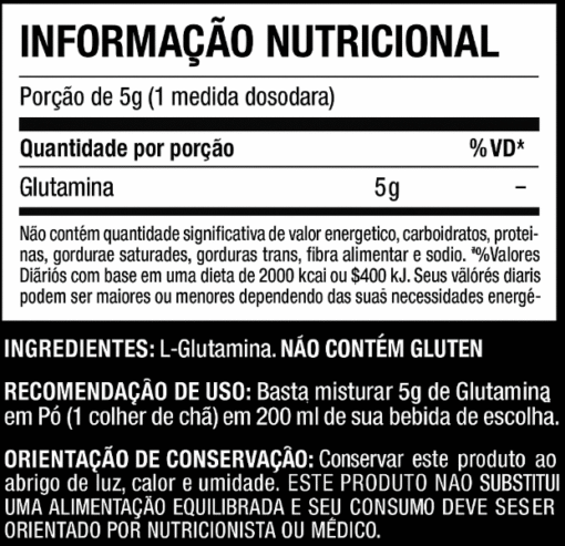 Universal Glutamine 300g - Imagem 2
