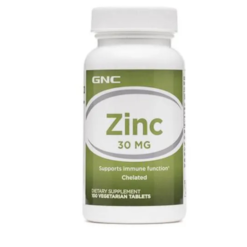 GNC Zinc 30mg 100 Cápsulas
