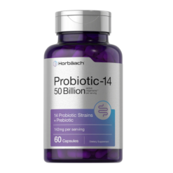 Horbaach Probiótico-14 50 mil millones 60 cápsulas
