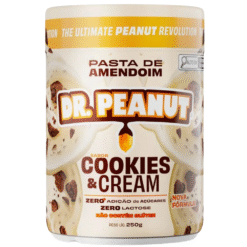 Dr. Peanut Pasta de Amendoim Sabor Cookies e Cream 250g