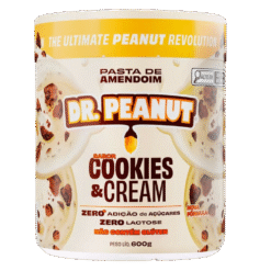 Dr. Peanut Pasta de Amendoim Sabor Cookies & Cream 600g