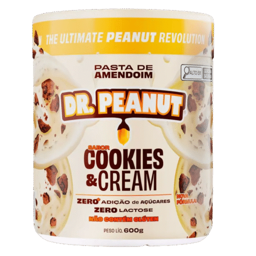 Dr. Peanut Pasta de Amendoim Sabor Cookies & Cream 600g