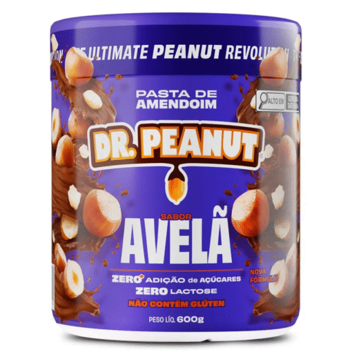 Dr. Peanut Pasta de Amendoim Sabor Avelã 600g