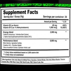 maniac extreme pre workout 300g terror labz terror labz ead