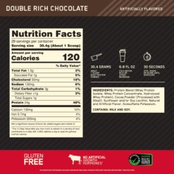 on gold standard 100 whey protein Label en us 06 1