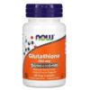 NOW Glutathione 250mg 60 Cápsulas 4 57
