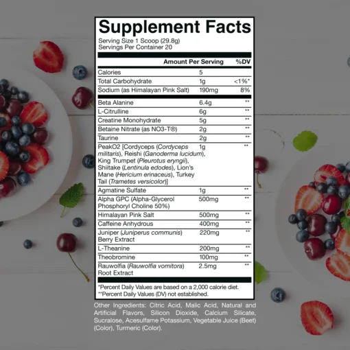 Raw Nutrition CBUM Truper Travel Pré- Workout 623g - Imagem 3