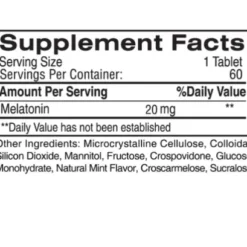 melatonina 20mg 60 tablets sublingual earth s creation 7401 2 20602fd23486abfe35935ff161ffa180