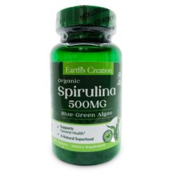 Earth's Creation Spirulina 500mg 60 Cápsulas