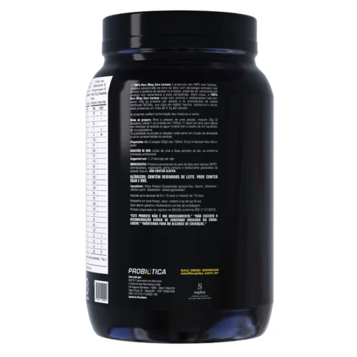 Probiotica Whey Zero Lactose 900 g - Imagem 3