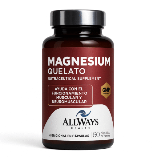 Allways Health Magnésio Quelato 60 Cápsulas