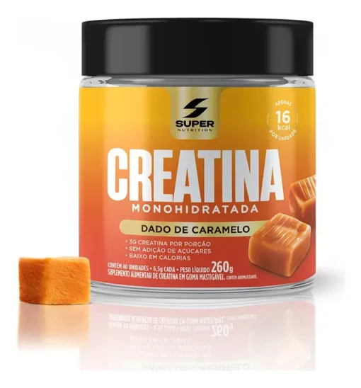 Super Nutrition Creatina Dados Caramelo