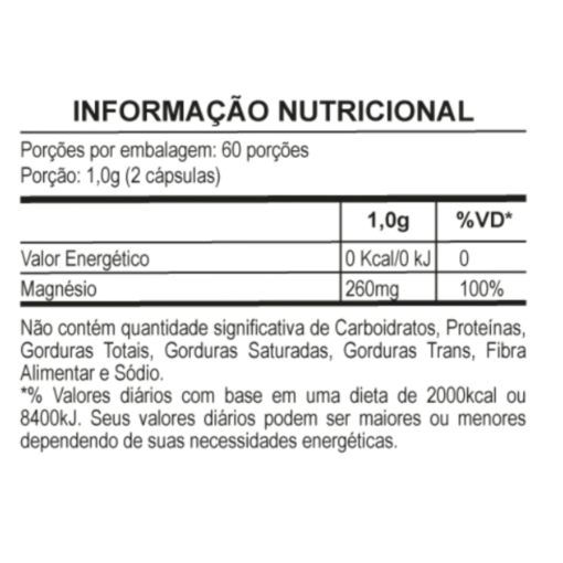 Evolue Cloreto de Magnésio 120 Cápsulas - Imagem 2