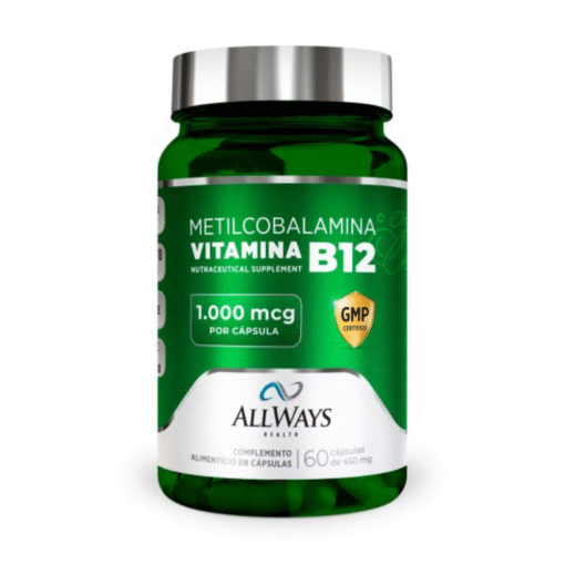 Allways B12 Metilcobalamina  60 Cápsulas
