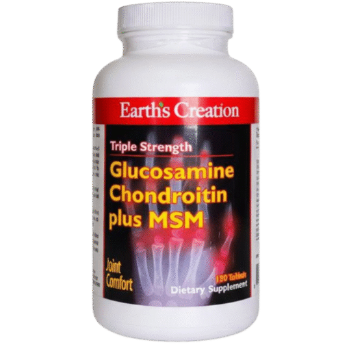 Glucosamine Earth`s Creation Plus MSM 90 Capsulas