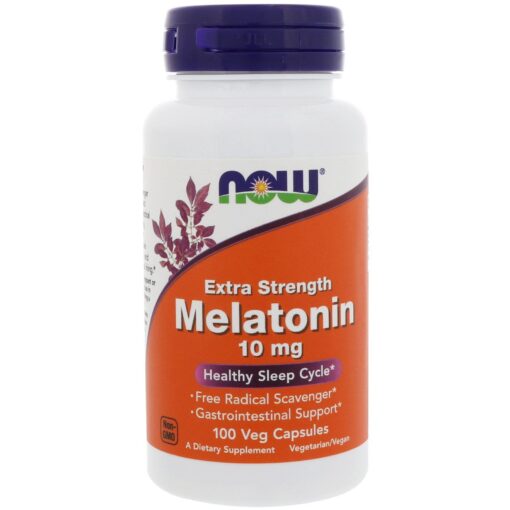 NOW Melatonina 10mg 100 Cápsulas