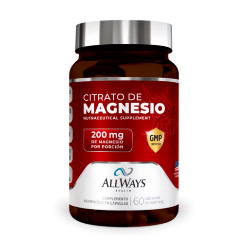 Allways Health Citrato Magnésio  60 Cápsulas
