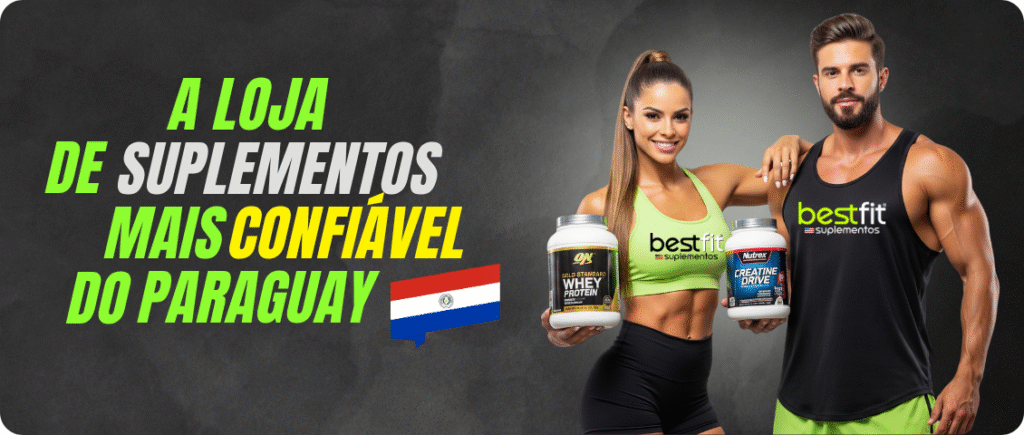 A LOJA DE SUPLEMENTOS MAIS CONFIÁVEL DO PARAGUAY