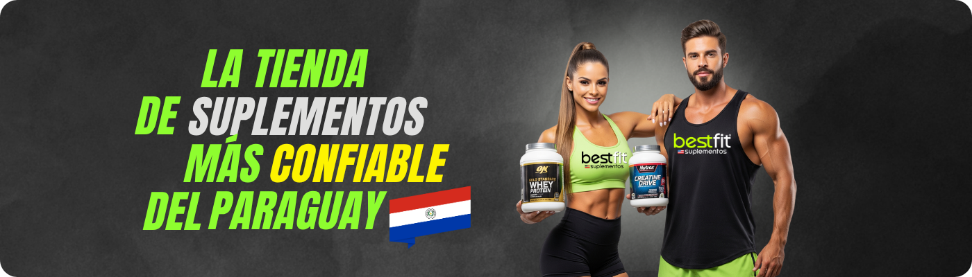 LA TIENDA DE SUPLEMENTOS MÁS CONFIABLE DEL PARAGUAY