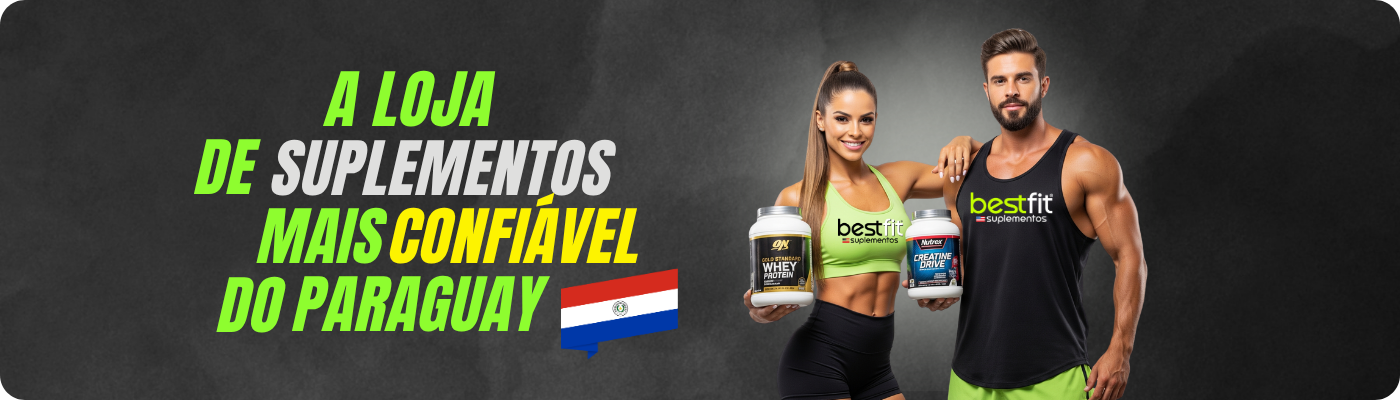A LOJA DE SUPLEMENTOS MAIS CONFIÁVEL DO PARAGUAY