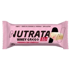Nutrata Whey Grego Morango com Chantilly 40g