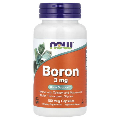 Now Boron 3mg 100 Cápsulas