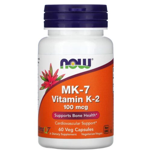 NOW Vitamina K-2 MK-7 100mcg 60 Cápsulas