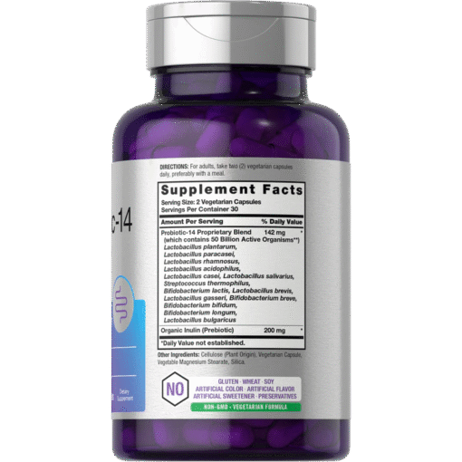 Horbaach Probiotic-14 50 Billion 60 Cápsulas - Imagen 2