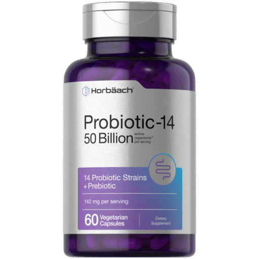 Horbaach Probiotic-14 50 Billion 60 Cápsulas
