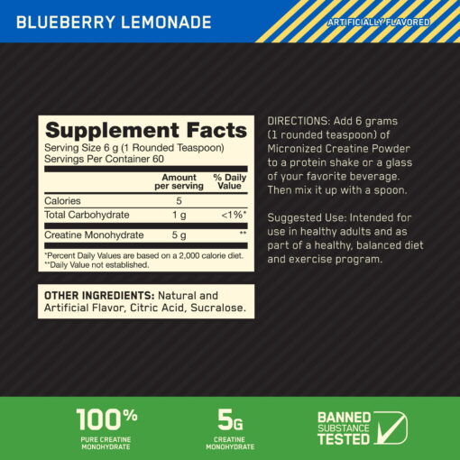 ON Creatine Micronized 360g - Imagen 2