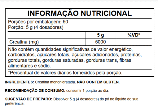 Growth Creatina Monohidratada 250g - Imagen 2